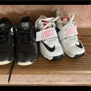 2 pairs of used bike sneakers toddler 11